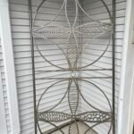 Metal representation of a quilt design